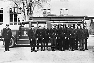 Bild von ca. 1950 - Bildrechte: Freiwillige Feuerwehr Ginsheim/Rhein e.V.