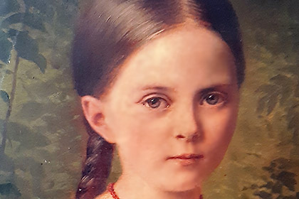 Elisabeth Freifrau von Hügel als Kind