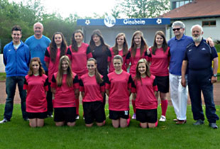 die U16 Juniorinnen 2011/2012 (Bildrechte: VfB Ginsheim)